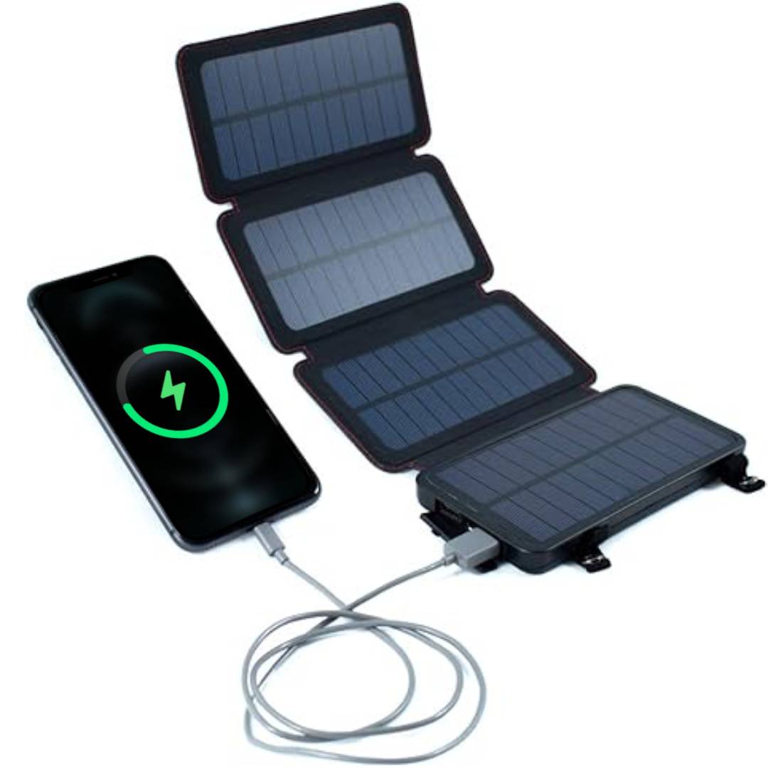 Solar-Powered Portable Power Bank