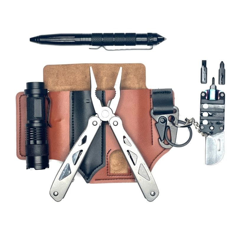 EDC Multi-Tool Belt Kit For Survival