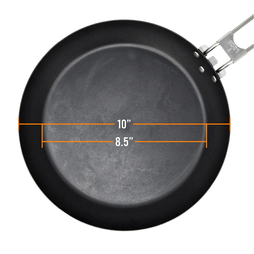 10 Inch Carbon Skillet Combo