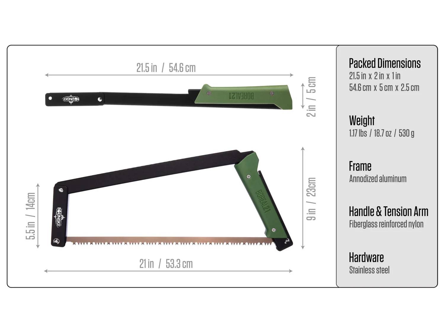 Folding Bow Saw (21 Inch)