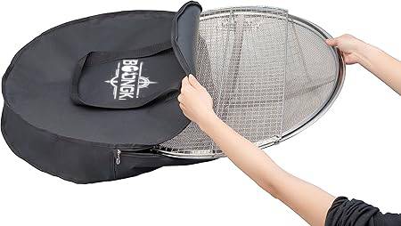 BoongKe Large Bonfire Stand & Grill Combo