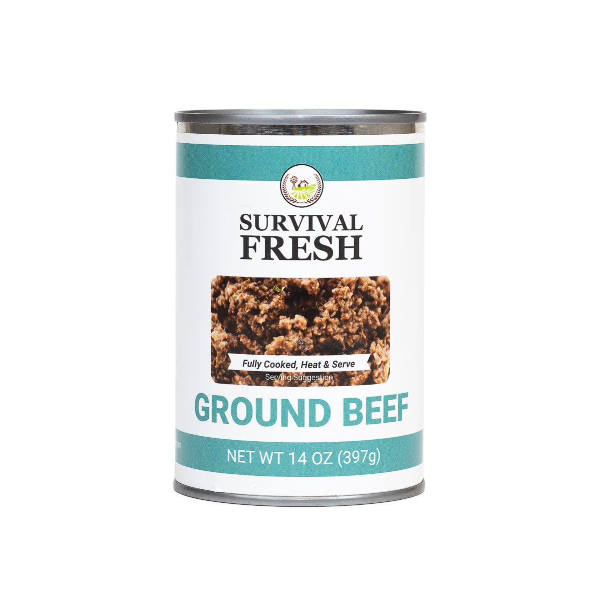 Premium Canned Hamburger – Long Shelf Life Survival - 12 cans