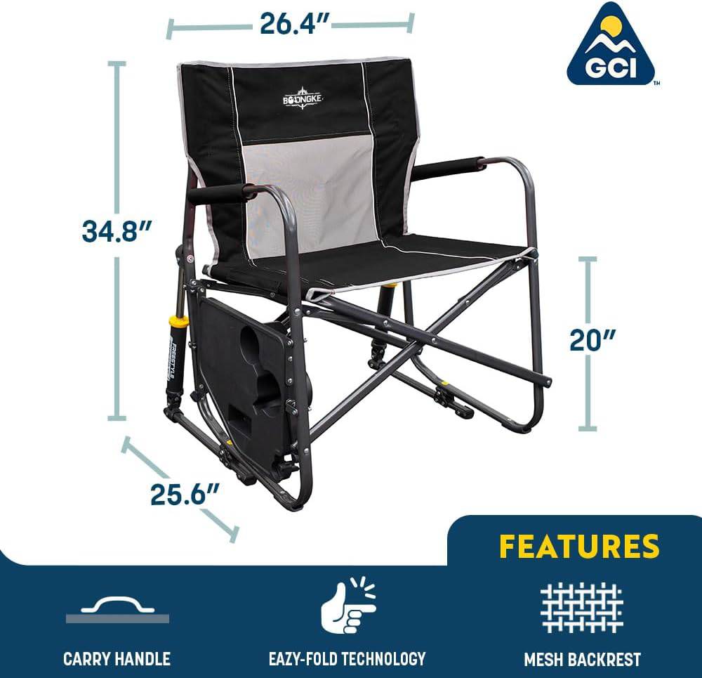 Freestyle Rocker XL with Side Table Camping Chair