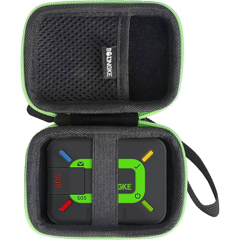 Hard Protective Travel Case for Satellite Communicator – Waterproof, Shockproof EVA Case with Mesh Accessory Pocket
