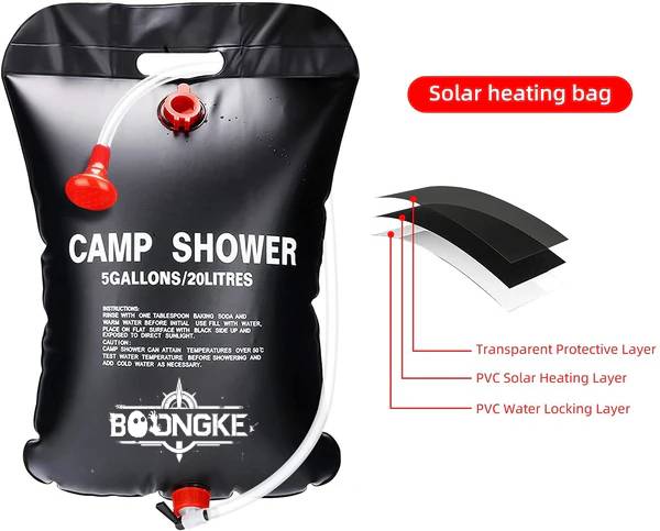 Solar Shower Bag 5 Gallon