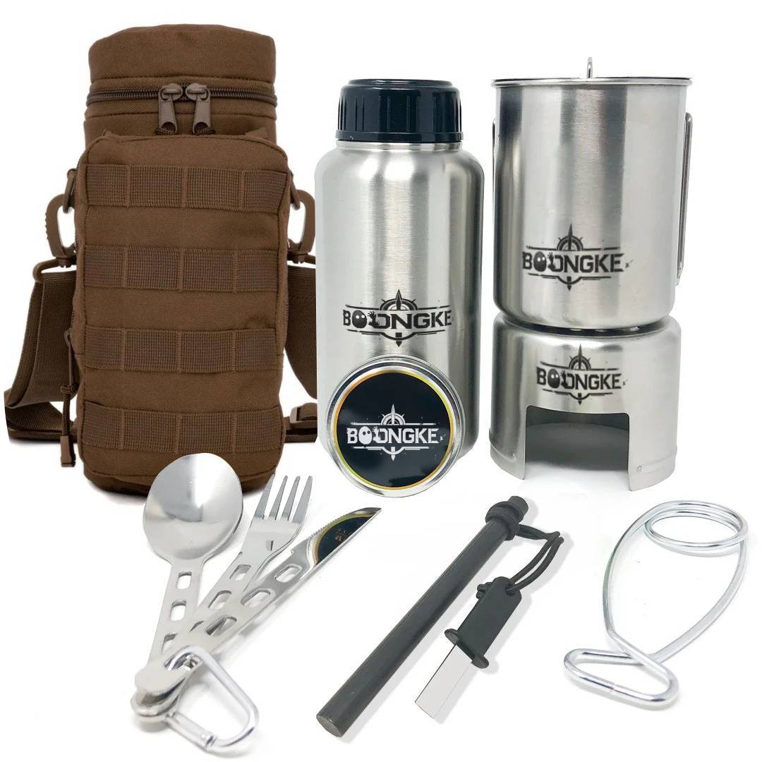 BoongKe Stainless Steel Bottle Cooking Kit