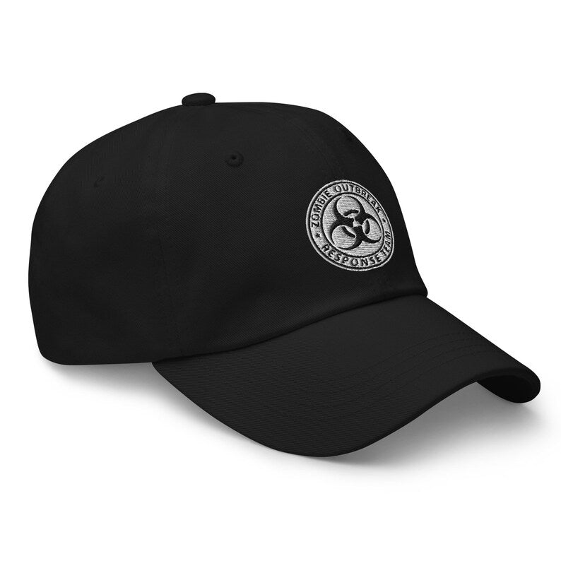 Zombie Outbreak Response Team Embroidered Baseball Cap Dad hat